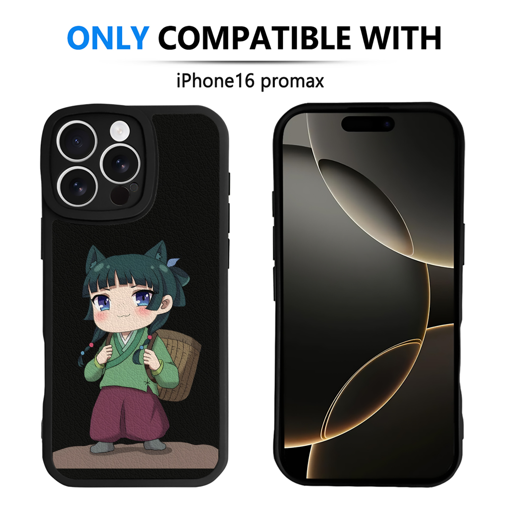 薬屋のひとりごと The Apothecary Diaries 【iPhone 16シリーズ対応】シリコンスマホケース（レザー調） 材質：シリコン